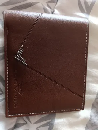 Cartera caballero  marrón