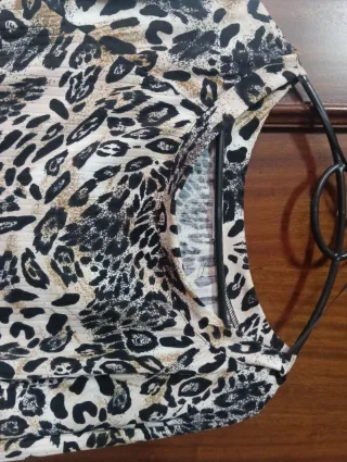 Vestido estampado leopardo