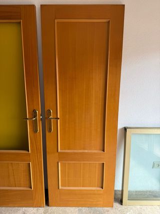Puerta interior de madera