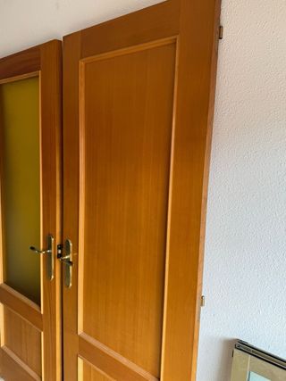 Puerta interior de madera