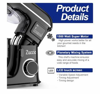 Batidora Amasadora Zuccie 8L 1500W