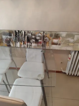 Cuadro Decorativo Metal y Madera