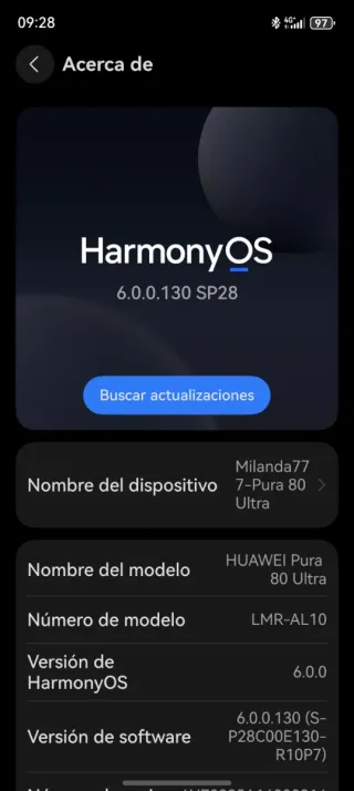 Huawei Pura 80 Ultra HarmonyOS 6.0.0