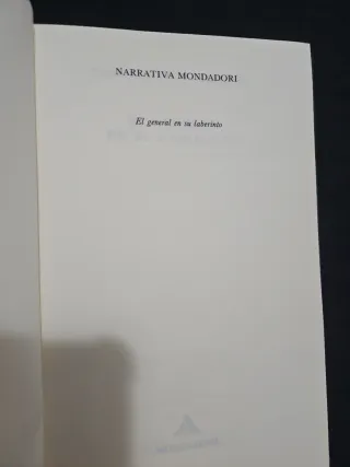 Libro/el general en su laberinto