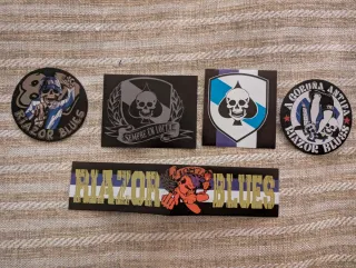 Pegatinas Ultras Riazor Blues