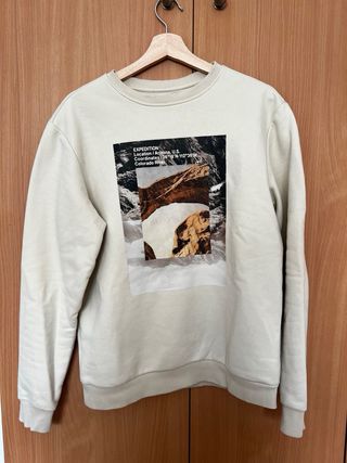 Lote Chaqueta Puma Talla M Marrón Estampada