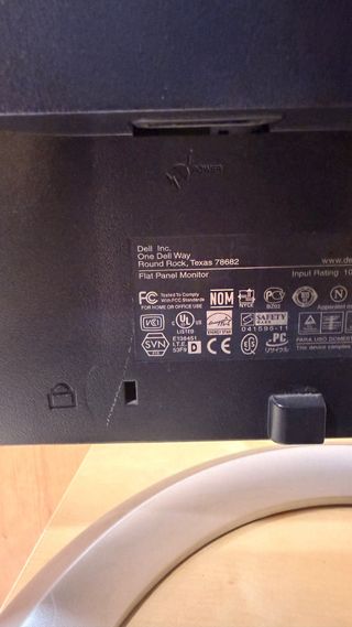 Monitor Dell 1905 FP Negro/Plateado