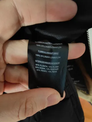 Chaleco Scotta Negro Talla XL. Talla pequeño.