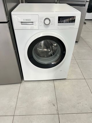 Nevera Bosch y Lavadora Blanca