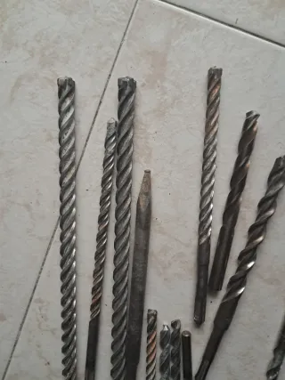 Lote brocas hierro y pared SDS