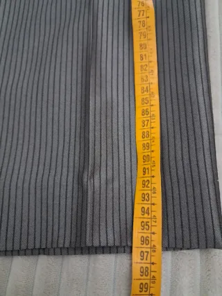 Traje Chaqueta Rayas Gris Talla 54