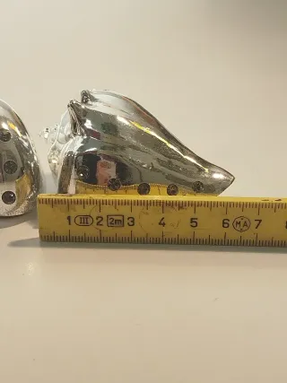 Conchiglie decorative argentate