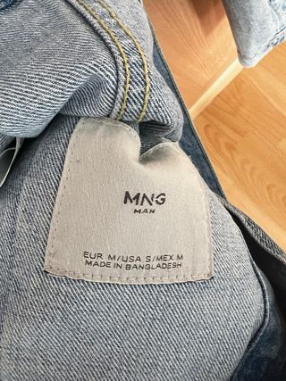 Chaqueta Vaquera Mango Azul