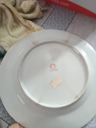 Lote 4 Platos Porcelana Chinos Decorados