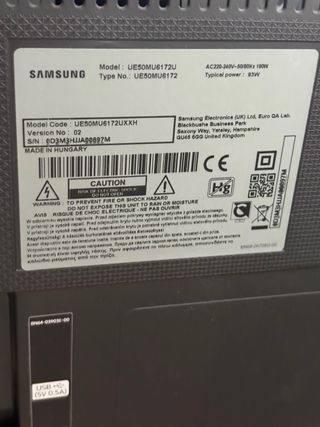 TV Samsung 50” 4K UHD Smart TV