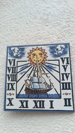 Reloj de Sol Cerámica Decorativo
