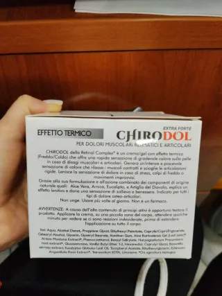 Chirodol Crema Gel Biologica Extra Forte