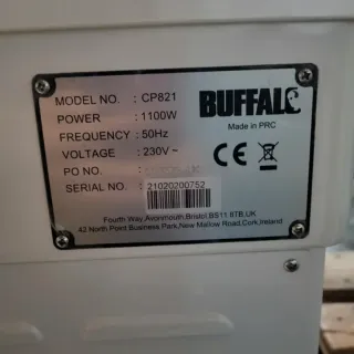 Amasadora 1100w Espiral 20L Buffalo CP821 profi