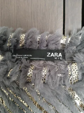 Conjunto Pantalón Efecto Piel y Jersey Peluche