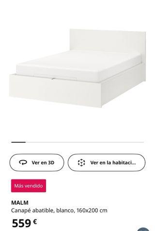 Cama canapé abatible Ikea