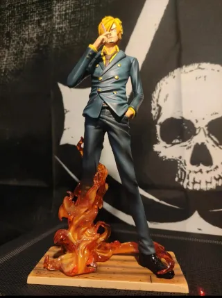 Figura Sanji One Piece Traje Azul