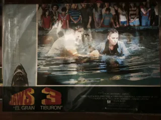 Cartel Jaws 3 El Gran Tiburón Sin Abrir