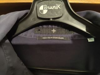 Camicia Stone Island Blu Marino Uomo XL Cotone