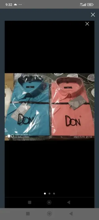 Camisas DON sin estrenar (Azul/Rosa)