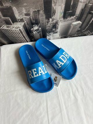 Chanclas Real Madrid Azul