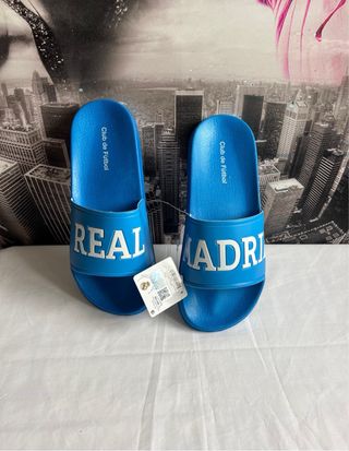 Chanclas Real Madrid Azul