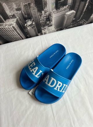 Chanclas Real Madrid Azul