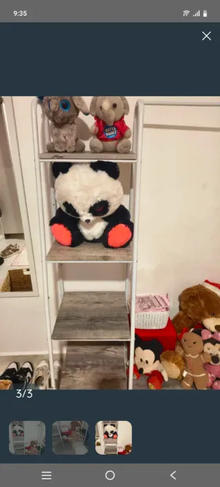 Colgador y burras metálicas con madera