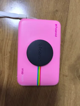 Cámara Polaroid Rosa con Impresora