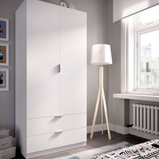 Armario 81x184x52 cm 2 Puertas 2 Cajones Essen. B