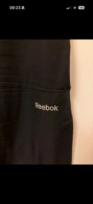 Pantaloni tuta Reebok neri