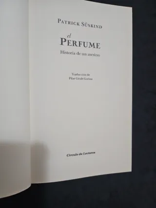 Libro/el perfume