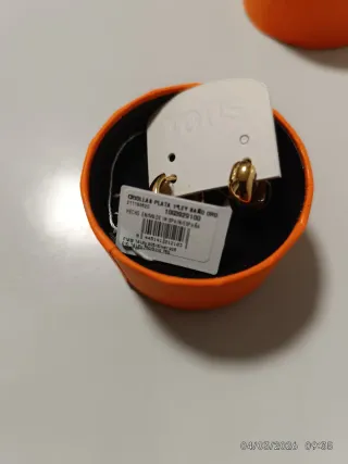 Pendientes Tous Aro Oro Plata 925
