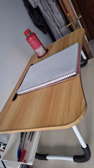 Bandeja para cama madera y plástico