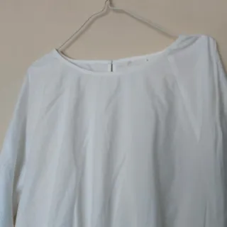 Blusa blanca talla L