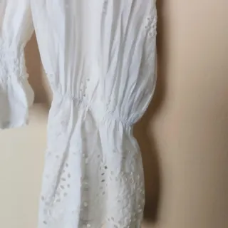 Blusa blanca talla L