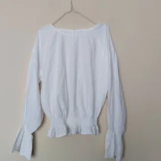 Blusa blanca talla L