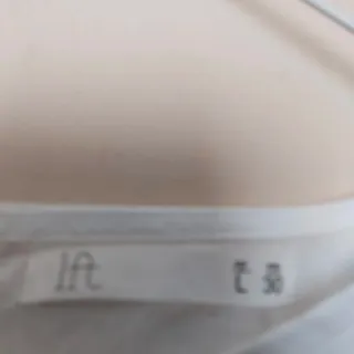 Blusa blanca talla L