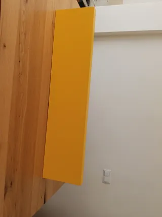 3 baldas Ikea Lack Amarillas