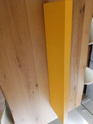 3 baldas Ikea Lack Amarillas