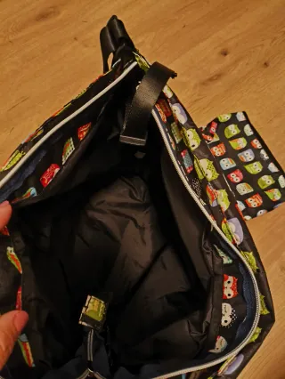 Bolso organizador cochecito bebe y neceser buhos