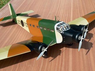 PLANOS EN PAPEL (4) DE AVION JUNKERS JU-52