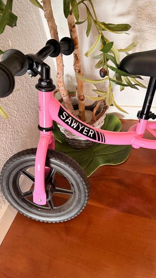 Bicicleta de equilibrio Sawyer rosa