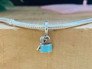 Charm Candado y Llave For You Love - Plata