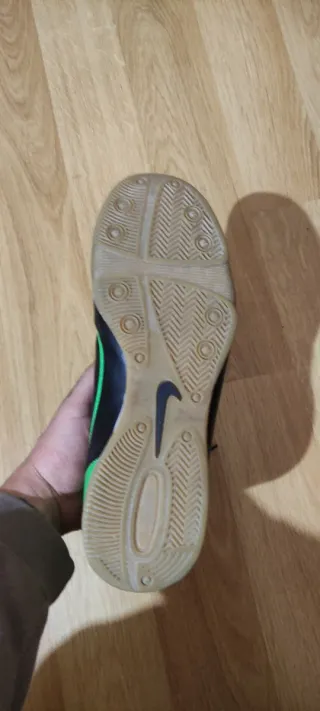 Nike Tiempo Zapatillas Fútbol Sala Negras/Verdes