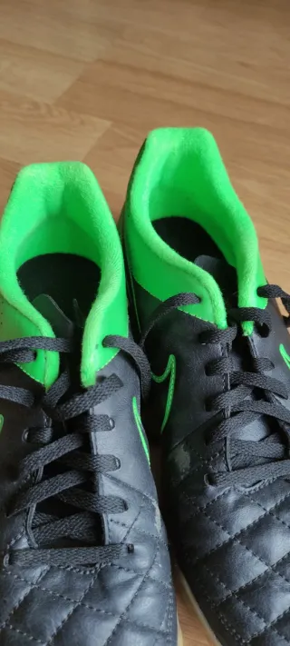 Nike Tiempo Zapatillas Fútbol Sala Negras/Verdes